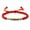 Red, variant on Creative Fashion Red Rope Bracelet For Women
