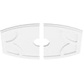 thumbnail image 2 of 26"W x 17 3/8"H x 4"ID x 14"C x 1"P Kailey Architectural Grade PVC Contemporary Ceiling Medallion, Two Piece, 2 of 11