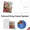 thumbnail image 2 of The Best Card Company 36 Assorted Christmas Notecards Box Set 4 x 5.12 Inch with Envelopes (6 Designs, 6 Each) Red Truck Puppies AM3375XSG-B6x6, 2 of 6