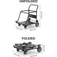 thumbnail image 5 of BLUETTI Folding Trolley, 330lbs Load Capacity Foldable Hand Truck with 360° Universal Front Wheel and Foot Brake System for AC200MAX/AC300/AC500, 5 of 7