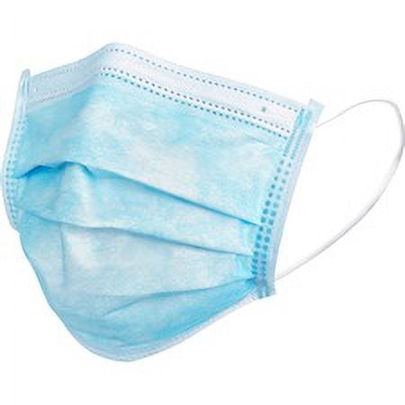 Special Buy Child Face Mask - Recommended for: Face - Disposable, 3-ply, Comfortable, Soft, Pleated, Earloop Style Mask, Latex-free - Blue - 50 / Box | Bundle of 5