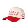 thumbnail image 3 of I LOVE YOU soooooo much Embroidered Patchwork Trucker Cap, 3 of 11