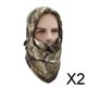 thumbnail image 1 of 2x Pasamontañas con Capucha de - de Esquí a Prueba - Capucha de Suave con Retención Térmica, Camuflaje, Talla 2 piezas, 1 of 7