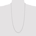 thumbnail image 2 of Diamond2Deal 925 Sterling Silver 1.5 mm Rolo Chain Necklace for Women 30", 2 of 7