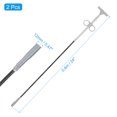 thumbnail image 2 of Unique Bargains Flexible Grabber Claw Pick Up Tool 0.6 M Drain Clog Remover Tool, Grey, 2 Pieces, 2 of 4