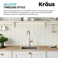 thumbnail image 5 of KRAUS Sellette Spot Free Stainless Steel Finish Kitchen Bar Faucet, 5 of 9