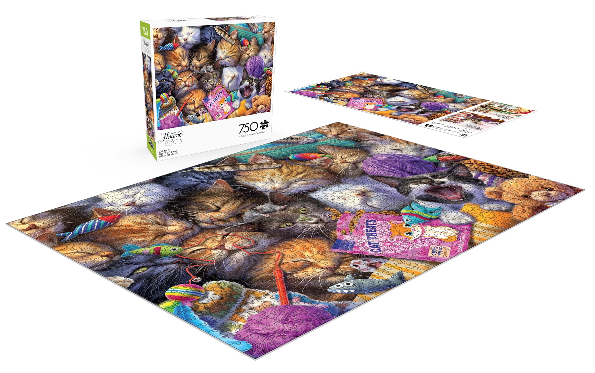 Buffalo Games Cat Nap 750-Piece Cats Puzzle - 24 x 18 Inch
