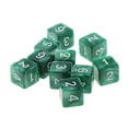 thumbnail image 2 of Dados de Seis Caras D6 Sunnimix Jugando D & D RPG Verde Blanco, 2 of 8