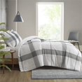 thumbnail image 3 of Housse de Couette en Jacquard de Coton Full/Grand Set en Blanc, 3 of 14