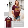 thumbnail image 4 of QAFOPEH Women Vintage 1974 Limited Edition Shirt Crewneck Tee 50th Birthday Gifts Tops, 4 of 7