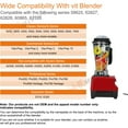 thumbnail image 3 of Fit for Blender Pitcher 64OZ, Food Grinder Prevent Leakage Rusty, Replace With 5200 6300 VM0103 VM0101, 3 of 5