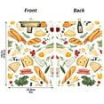 thumbnail image 5 of FORMRS Acrylic Clipboard with Low Profile Clip Standard A4 Letter Size, 12.5" x 9", Bread Vegetables Pattern, 5 of 8