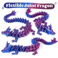 thumbnail image 5 of 3D Printing Toys - 12" 3D Printed Dragon&Egg Cool 3D Printed Articulated Crystal Dragon Toy for Ages 8+ (Laser Violet), 5 of 7