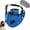 Dark Blue, variant on Reusable Carbon Filter Dust Mask, Detachable Protective Goggles Riding Mask, Windproof, Dustproof, 5-Layer Filter