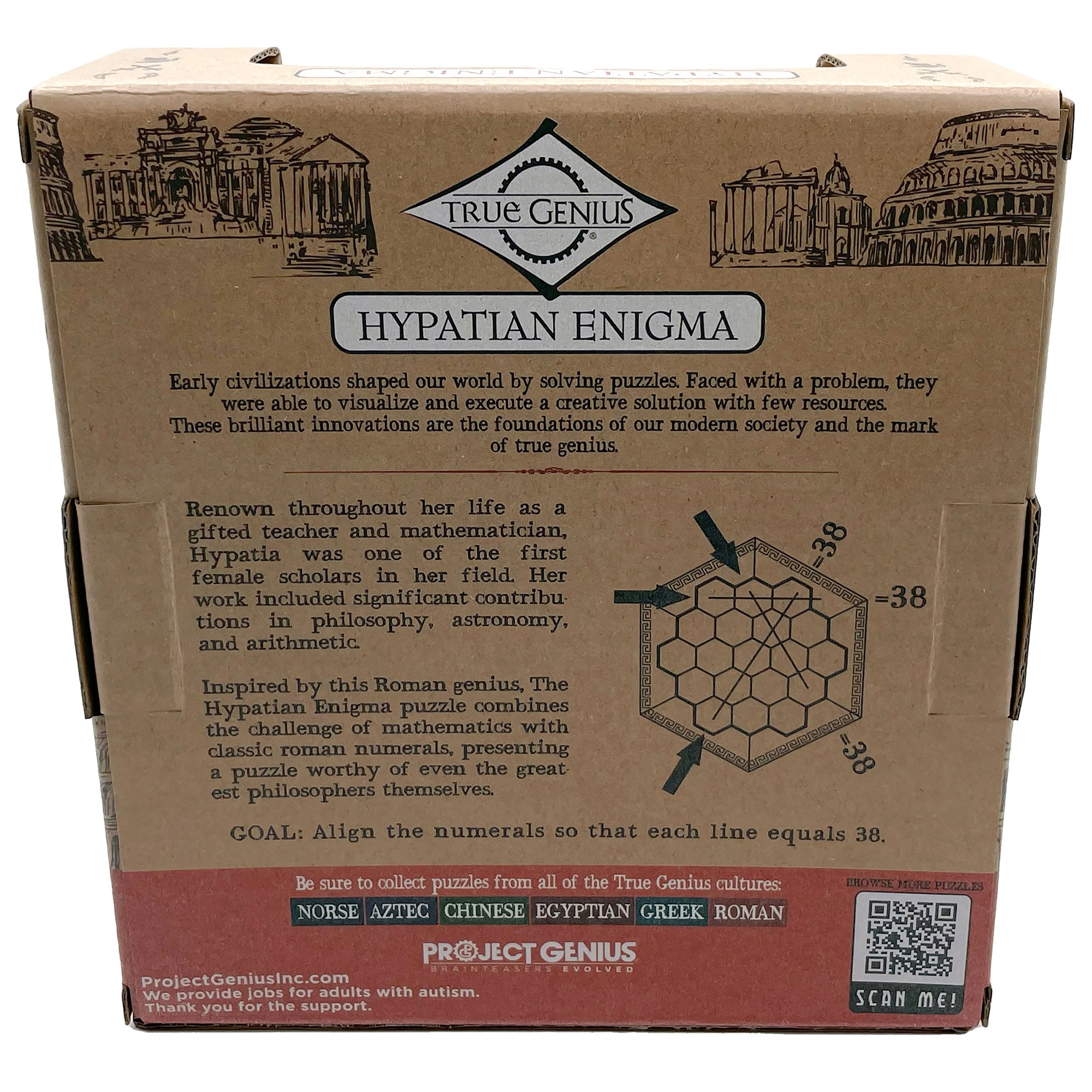 True Genius: Hypatian Enigma - A Number Based Roman Mystery