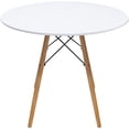 thumbnail image 2 of Mesa Eames Comedor Melamina Circular Blanco Mundo In MUNDO IN MESA OSLO, 2 of 7