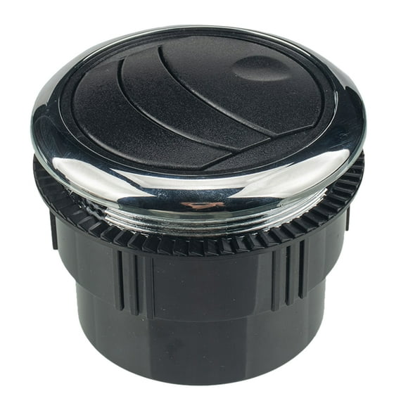 A/C Round Air Conditioning Vent Outlet Electroplate for RV Bus Electric Car Caravan Diamter 87mm/75mm Tube Size 70mm