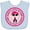 AE-Light Blue, variant on Inktastic Daddys Little Rocker Girl Girls Baby Bib