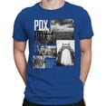 thumbnail image 2 of PDX Portland Cityscape Men's Royal Blue T-shirt, 2 of 3