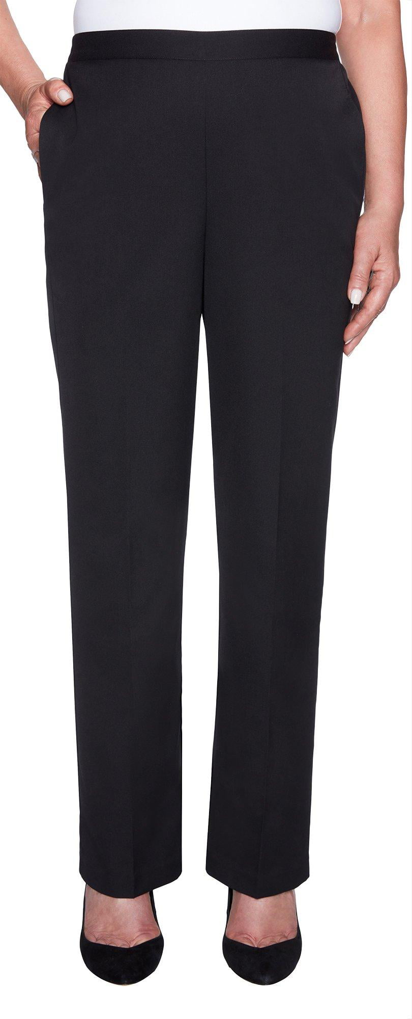 Alfred Dunner - Alfred Dunner Petite Solid Pull On Pants - Walmart.com ...