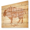 thumbnail image 1 of Design Art - Buffalo cutting scheme craft, 1 of 5