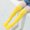 Yellow, variant on ATOGUTA 3T-12 Knee High Socks for Girls Seamless School Uniform Socks Ribbed Dress Socks Kids Long Socks Orange