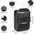 thumbnail image 2 of Mini ventilador personal con clip para la cintura, ventilador portátil con manos libres, ventilador recargable por USB de 6000mAh para senderismo al aire libre, Camping, refrigeración, 2 of 5