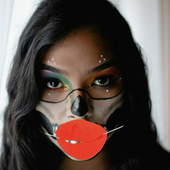 OUNONA Funny Cosplay Big Mouth Props with Thick Red Lips and for Party Entertainment 6