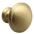 thumbnail image 2 of GlideRite 1.125 in. Round Ring Classic Cabinet Knob, Satin Gold, 2 of 5