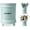 French Blue, variant on Comfify French White Ceramic Utensil Crock, Decorative Kitchen Utensil Holder with Scroll Feet for Countertop Organization