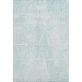 thumbnail image 2 of Addison Rugs Mayfield Washable Transitional Diamond Aqua Rectangle Rug, 8' x 10', 2 of 6