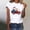 White, variant on SOOMLON American Flag Tshirts Shirts for Women Graphic Truck 4th of July Shirts Crew Neck Patriotic Tops Short Sleeve Loose Fit T-Shirt Business Tee Blouse Clothing