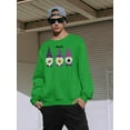 thumbnail image 2 of Halloween Gnomes Sweatshirt Men -Image by Shutterstock, Male Medium, 2 of 4