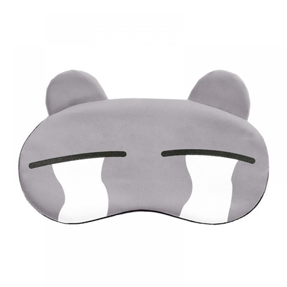 WELLDAY Sleep Mask Cute Cats Night Eye Shade Cover Soft Comfort Blindfold  Blockout Light Adjustable Strap