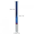 thumbnail image 4 of Milling Cutter, 2-Flute Milling Cutter, Convenient To Use Blue Coating Plywood For Milling Processing Wood PVC, 4 of 8