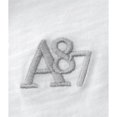 thumbnail image 2 of Aeropostale - Camiseta gráfica con cuello en V A87 para hombre, blanca, extragrande Aeropostale Camiseta gráfica, 2 of 2