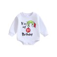 thumbnail image 1 of Mialoley Chandails en Molleton pour Bébés Filles Garçons Combinaisons Vêtements de Noël Imprimé Lettre Col Rond Manches Longues Automne Justaucorps, 1 of 8