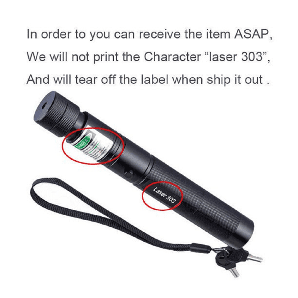 Details about   10 Miles Green Laser Pointer Pen Military Focus 532nm Visible Beam Light Torch 
