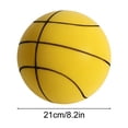 thumbnail image 3 of 2025 Upgrade Silent Basketball, Dribble Dream Silent Basketball, Silent Basketball Dribbling Indoor, Foam Basketball Indoor Training Quiet Ball Gift for Youth(21cm,Yellow), 3 of 9
