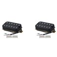 thumbnail image 1 of 2X Fonocaptor Humbucker de Guitarra Eléctrica Fonocaptor Alnico V para Puente Negro, 1 of 6