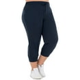 thumbnail image 2 of Athletic Works Women's Plus French Terry Athleisure Capri Jogger Pants, size 1X-5X, 2 of 7