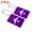 Purple, variant on Airport Luggage Handbag Message Label Card Holder Assorted Color 7pcs
