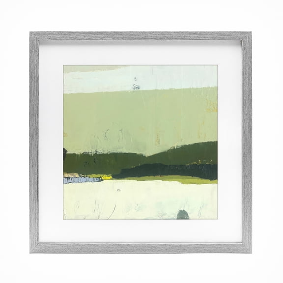 Stupell Industries Bloom Serene Layered Landscape Gray Framed Print Under Glass, design by Julia Foug