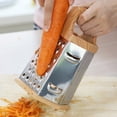 thumbnail image 3 of Stainless Steel Box grater with 6 Sides  Best for Parmesan Cheese  Vegetables  Ginger, 3 of 5