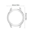 thumbnail image 4 of Coque de Montre Poignet Montre Intelligente Boîtier Sport Coque de Montre Protection Poignet, Transparent Blanc, Remplacement pour Vivoactive 4/Garmin Active, 4 of 6