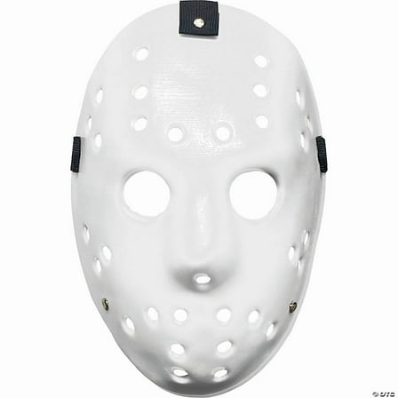 Killer Goalie Injection Mask Clear Jason Adult Halloween Costume Prop