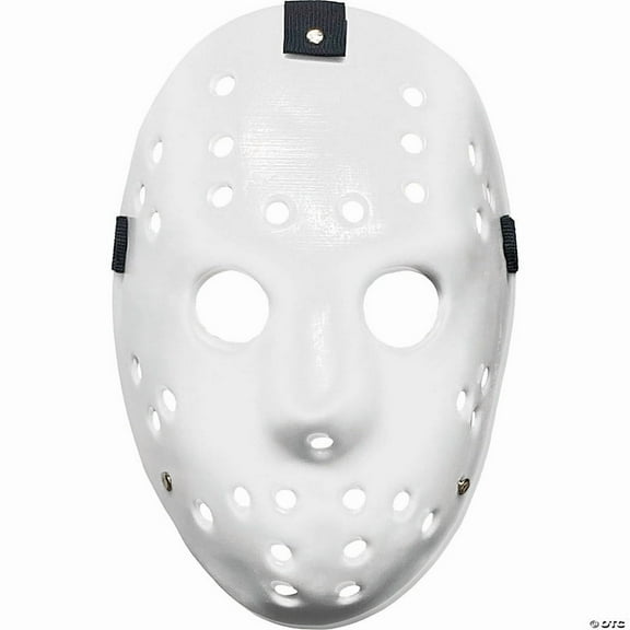 Killer Goalie Injection Mask Clear Jason Adult Halloween Costume Prop