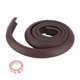thumbnail image 5 of M Buder Protector de Bordes a Prueba de Bebés Tipo L Cojín de Seguridad Elástico para Muebles (Café), 5 of 9