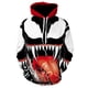 thumbnail image 3 of Sudadera con capucha 3D Venom 2024 Miniso con patrón de Spiderman para hombre, sudadera para deportes al aire libre y senderismo, sudadera deportiva informal para hombre, 3 of 5