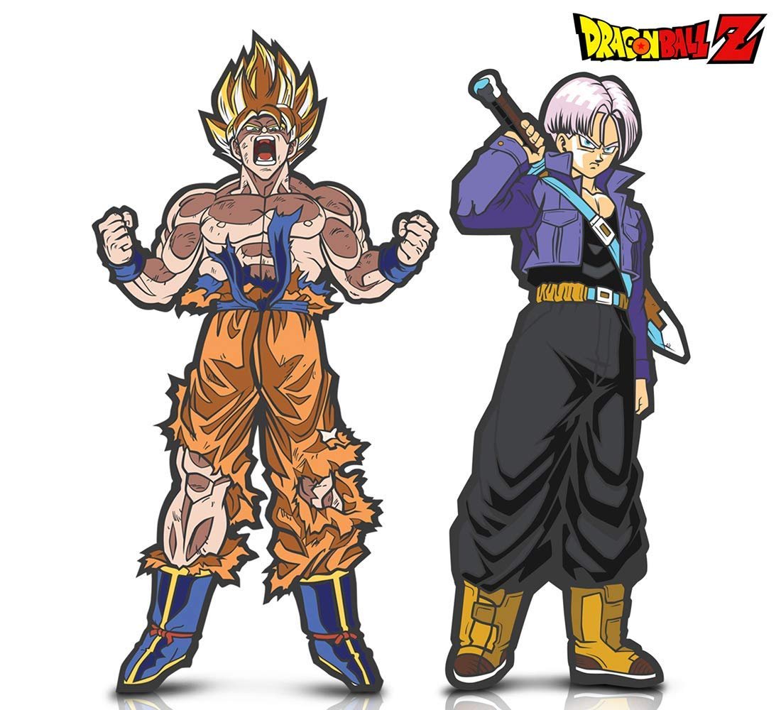 Warp Gadgets Bundle Figpin Dragon Ball Z Trunks and Super Saiyan